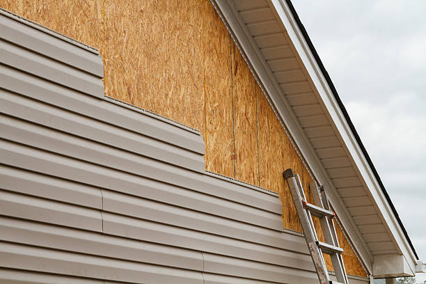 Professional Siding Replacement technician working in Flinton, PA